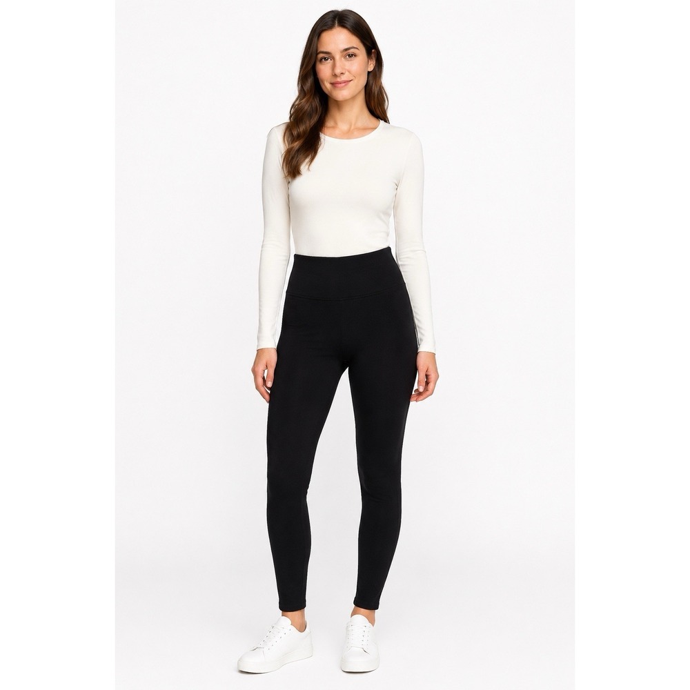 Orvis Women's M Hike Black Fleece Model Leggings High Rise 26" Inseam Winter